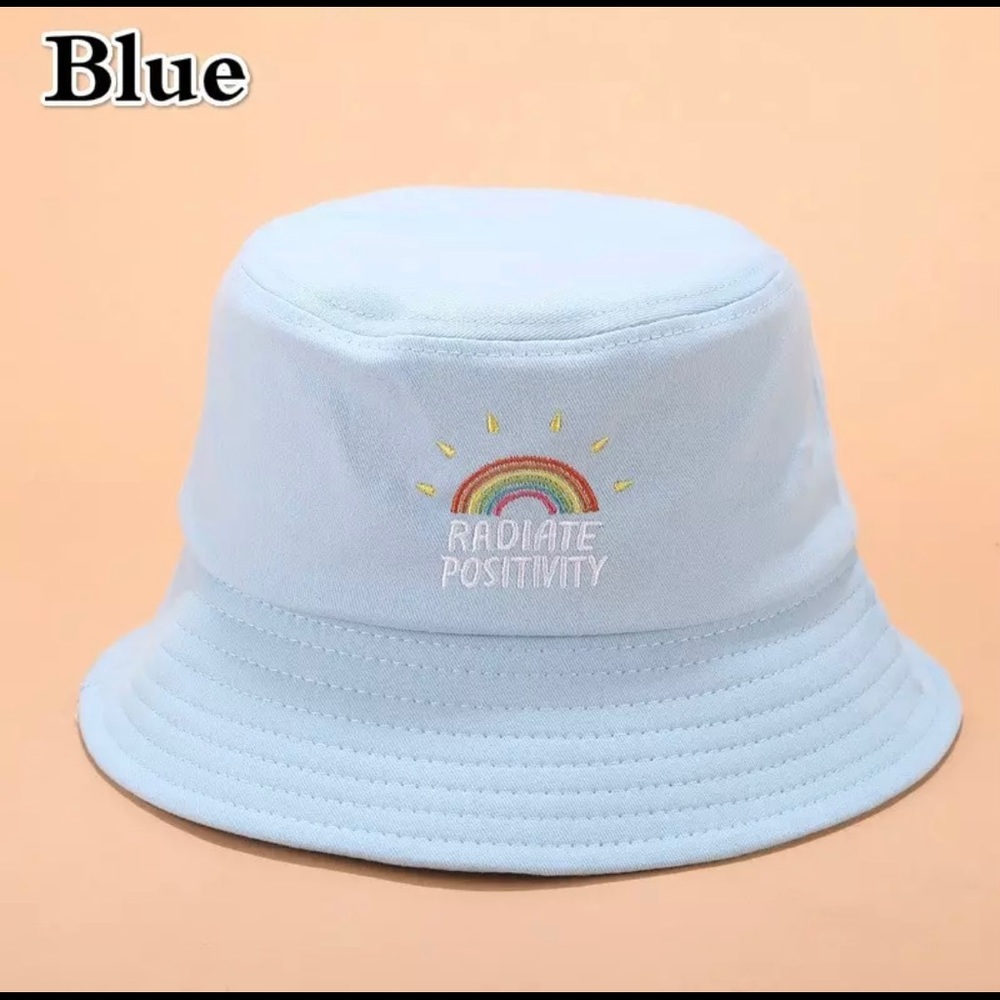 Unisex Spring/Summer Everyday Travel Embroidered Foldable Rainbow Hats gift